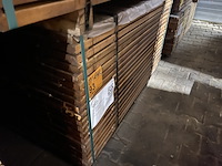 Ca. 220x guyana ipé planken geschaafd, 25x90mm, lengte 125cm - afbeelding 4 van  4