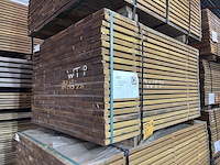 Ca. 220x guyana ipé planken geschaafd, 25x90mm, lengte 125cm - afbeelding 4 van  4