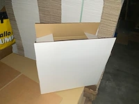 Ca. 220x verzenddozen, dubbelgolf, wit, 48x23x35cm - afbeelding 2 van  4