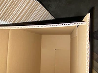 Ca. 220x verzenddozen, dubbelgolf, wit, 48x23x35cm - afbeelding 3 van  4
