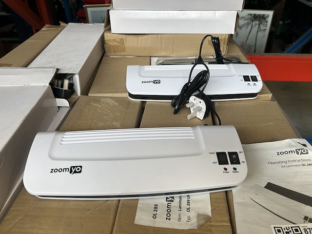Ca. 225x a4 laminator, zoomyo - afbeelding 1 van  5