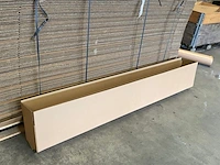 Ca. 225x stuks lange verzenddozen, dubbelgolf, bruin - afbeelding 2 van  4