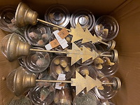 Ca. 226x decoratieve kerstboom, house of seasons, 4 stuks, h14 x ø6 - afbeelding 5 van  5