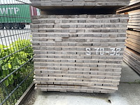 Ca. 228x guyana ipé planken fijnbezaagd, 27x80mm, lengte 125cm - afbeelding 3 van  3