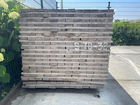 Ca. 228x guyana ipé planken fijnbezaagd, 27x80mm, lengte 125cm - afbeelding 2 van  3
