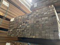 Ca. 228x guyana teak latten geschaafd, 27x40mm, lengte 275cm - afbeelding 3 van  3