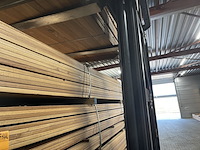 Ca. 228x guyana teak latten geschaafd, 27x40mm, lengte 275cm - afbeelding 2 van  3