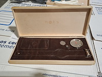 Ca. 229x horloges, nots / mondaine , elk horloge is uniek doordat elke wijzerplaat een uniek stukje van de plattegrond van amsterdam, londen, parijs en new york bevat - afbeelding 9 van  24