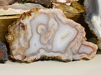 Ca. 22x agaat / chalcedoon plakken - afbeelding 4 van  6