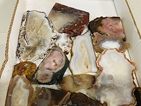 Ca. 22x agaat / chalcedoon plakken - afbeelding 6 van  6
