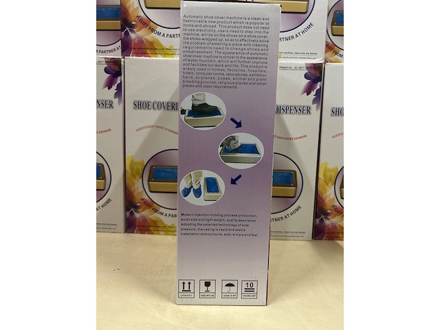 Ca. 22x automatische schoenovertrek dispenser - afbeelding 3 van  4