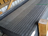 Ca. 22x betonplaat antraciet, berton - afbeelding 1 van  3