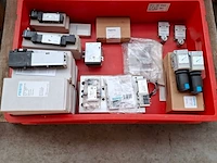 Ca. 22x diverse magneetventiel met 3x drukregelaar festo