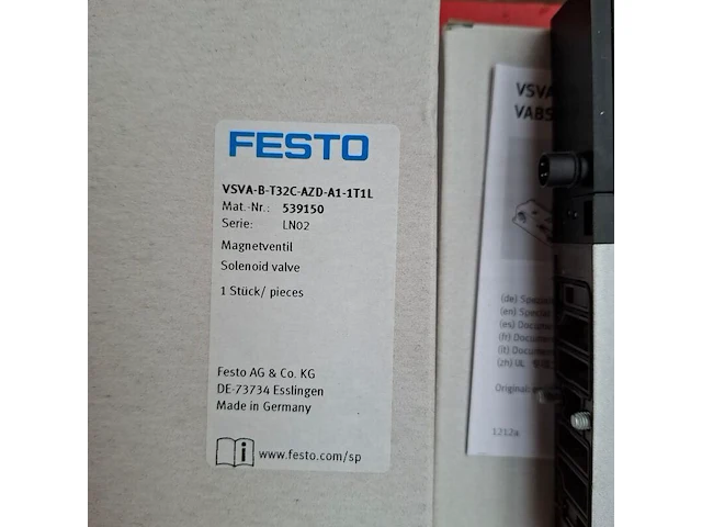 Ca. 22x diverse magneetventiel met 3x drukregelaar festo - afbeelding 10 van  13