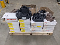 Ca. 22x doos movex flat top chain, movex, mx820/880, zwart/bruin - afbeelding 1 van  9