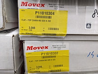 Ca. 22x doos movex flat top chain, movex, mx820/880, zwart/bruin - afbeelding 8 van  9