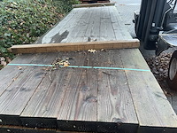 Ca. 22x douglas balken fijnbezaagd, 75x175mm, lengte 400cm - afbeelding 1 van  3