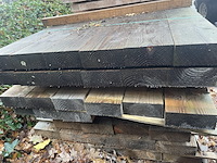 Ca. 22x douglas balken fijnbezaagd, 75x175mm, lengte 400cm - afbeelding 3 van  3