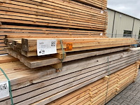 Ca. 22x douglas dakbalken fijnbezaagd, 50x150mm, lengte 300cm - afbeelding 4 van  4