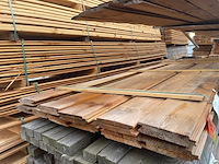 Ca. 22x douglas wisselsponning/halfhoutsrabat, 18x190mm, lengte 8/400cm, 14/500cm - afbeelding 1 van  3