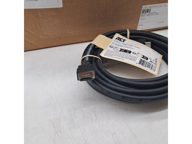 Ca. 22x hdmi kabel, act, hdmi a - hdmi a m/m 5.00m - afbeelding 3 van  4