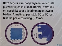 Ca. 22x set zwembadtegels van 8 stuks, alpc, 50x50 cm - afbeelding 4 van  4