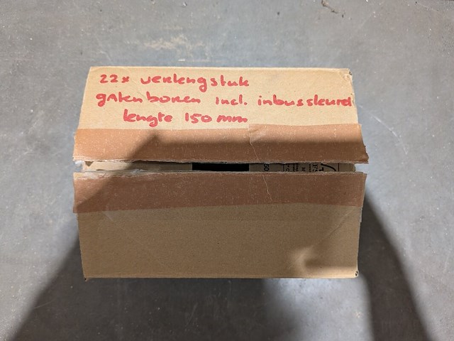 Ca. 22x speedboor verlengstuk, bosch, 150 mm, incl. inbussleutels - afbeelding 7 van  8