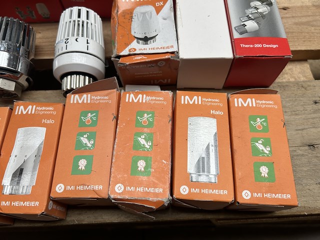 Ca. 22x thermostaatkop, w.o. honeywell, imi heimeier - afbeelding 4 van  7