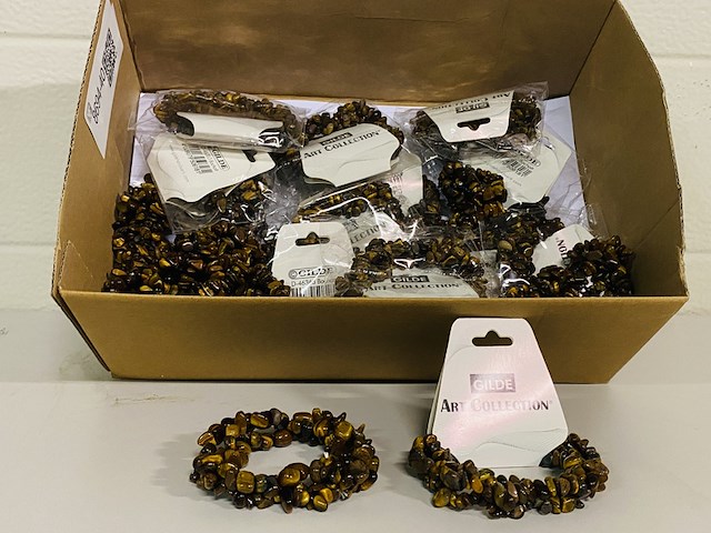 Ca. 22x tijgeroog armband gilde - afbeelding 1 van  3