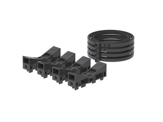 Ca. 22x universele kanaalhouder, comfofix link cp125-200, zwart - afbeelding 1 van  4