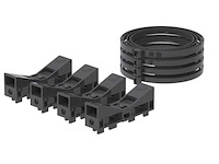 Ca. 22x universele kanaalhouder, comfofix link cp125-200, zwart - afbeelding 1 van  4