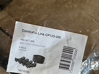 Ca. 22x universele kanaalhouder, comfofix link cp125-200, zwart - afbeelding 3 van  4