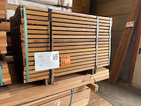 Ca. 233x guyana ipé planken geschaafd, 25x70mm, lengte 100cm - afbeelding 4 van  4