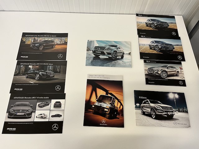 Ca. 235x brochure mercedes, mercedes - afbeelding 19 van  36
