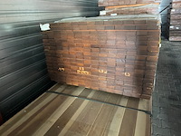 Ca. 238x guyana ipé planken geschaafd, 25x70mm, lengte 125cm - afbeelding 3 van  3