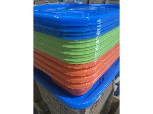 Ca. 23x afdruiprekken, groen, oranje en blauw - afbeelding 2 van  4