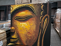 Ca. 23x canvas schilderij buddha 80x80 - afbeelding 3 van  3