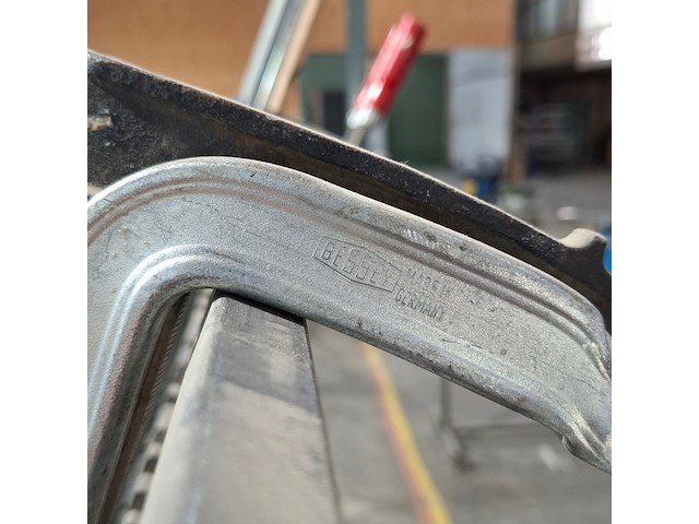 Ca. 23x diverse lijmtangen met verrijdbaar frame bessey en wurth - afbeelding 6 van  9