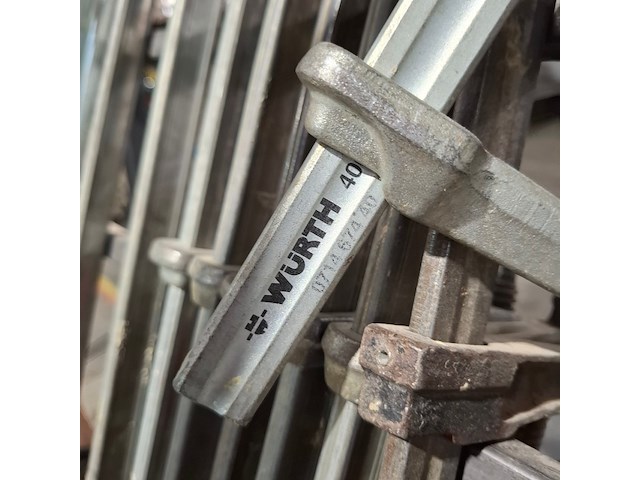 Ca. 23x diverse lijmtangen met verrijdbaar frame bessey en wurth - afbeelding 7 van  9