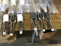 Ca. 23x douchekop voor regendouche, 823565/823131, wit/zwart - afbeelding 1 van  6
