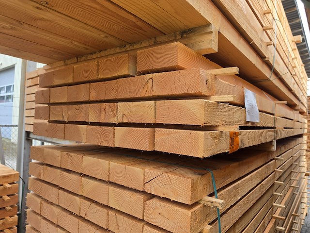 Ca. 23x douglas balken fijnbezaagd, 75x175mm, lengte 500cm - afbeelding 4 van  4