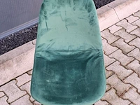 Ca. 23x eetkamer-/horecastoel | velvet, groen - afbeelding 3 van  4