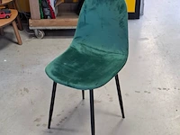 Ca. 23x eetkamer-/horecastoel | velvet, groen - afbeelding 4 van  4