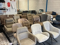 Ca. 23x eetkamerstoelen, taupe - afbeelding 1 van  7