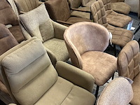 Ca. 23x eetkamerstoelen, taupe - afbeelding 2 van  7