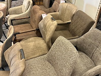 Ca. 23x eetkamerstoelen, taupe - afbeelding 7 van  7