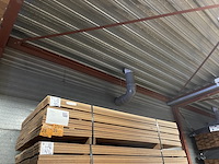 Ca. 23x guyana teak vlonderplanken, 21x145mm, lengte 215cm - afbeelding 4 van  4