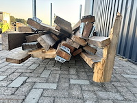 Ca. 23x houten gordingen - afbeelding 6 van  11