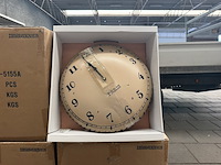 Ca. 23x houten klok paris 40 cm, pv 053 - afbeelding 2 van  5