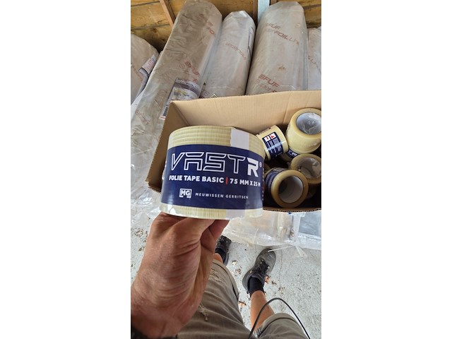 Ca. 23x isolatiefolie supertape, superfoil, transparant - afbeelding 2 van  4